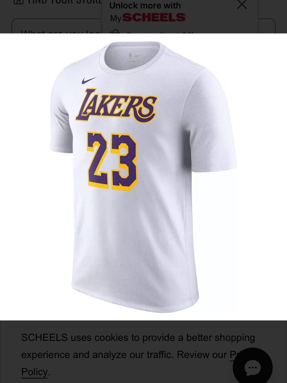 Nike White Los Angeles Lakers #23 T-shirt